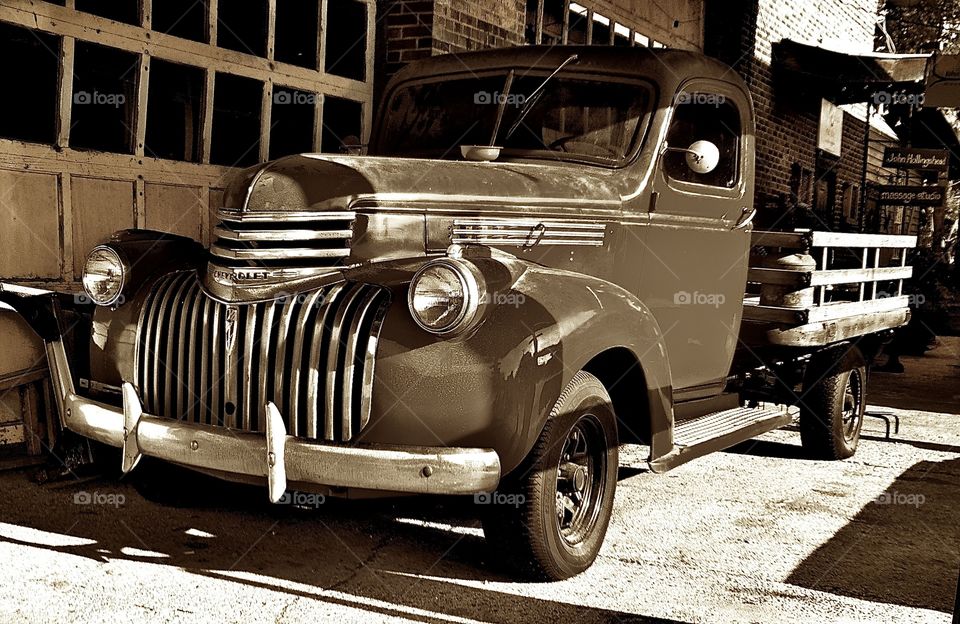 Vintage Chevy truck