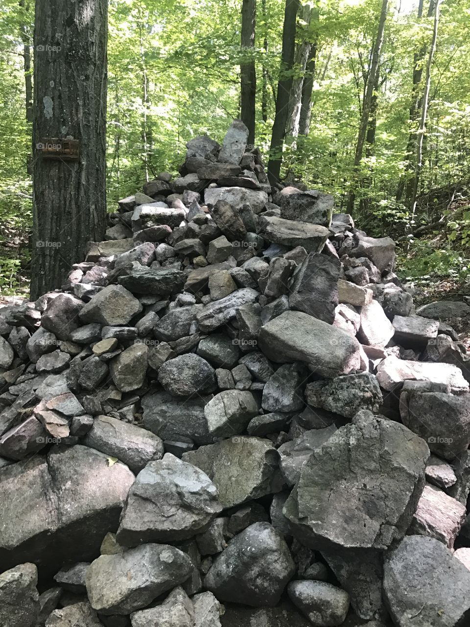 Stone pile