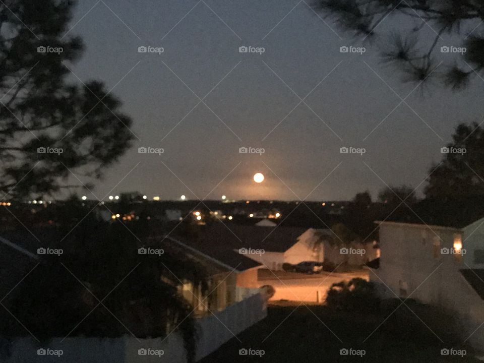 Super moon in FL 