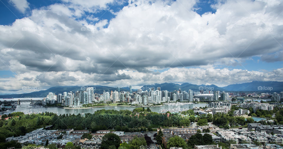 Lower mainland  vancouver city scape
