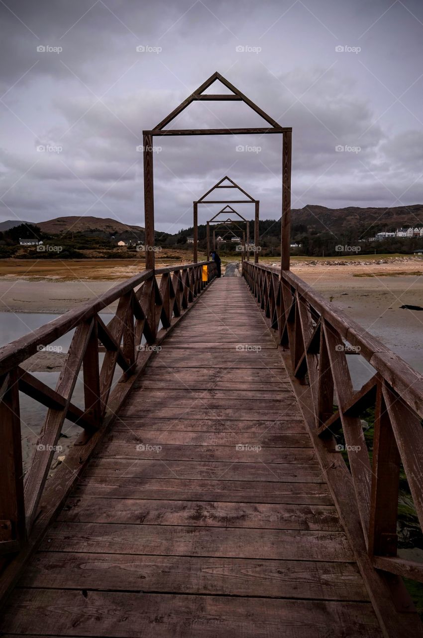 Bridge over sands