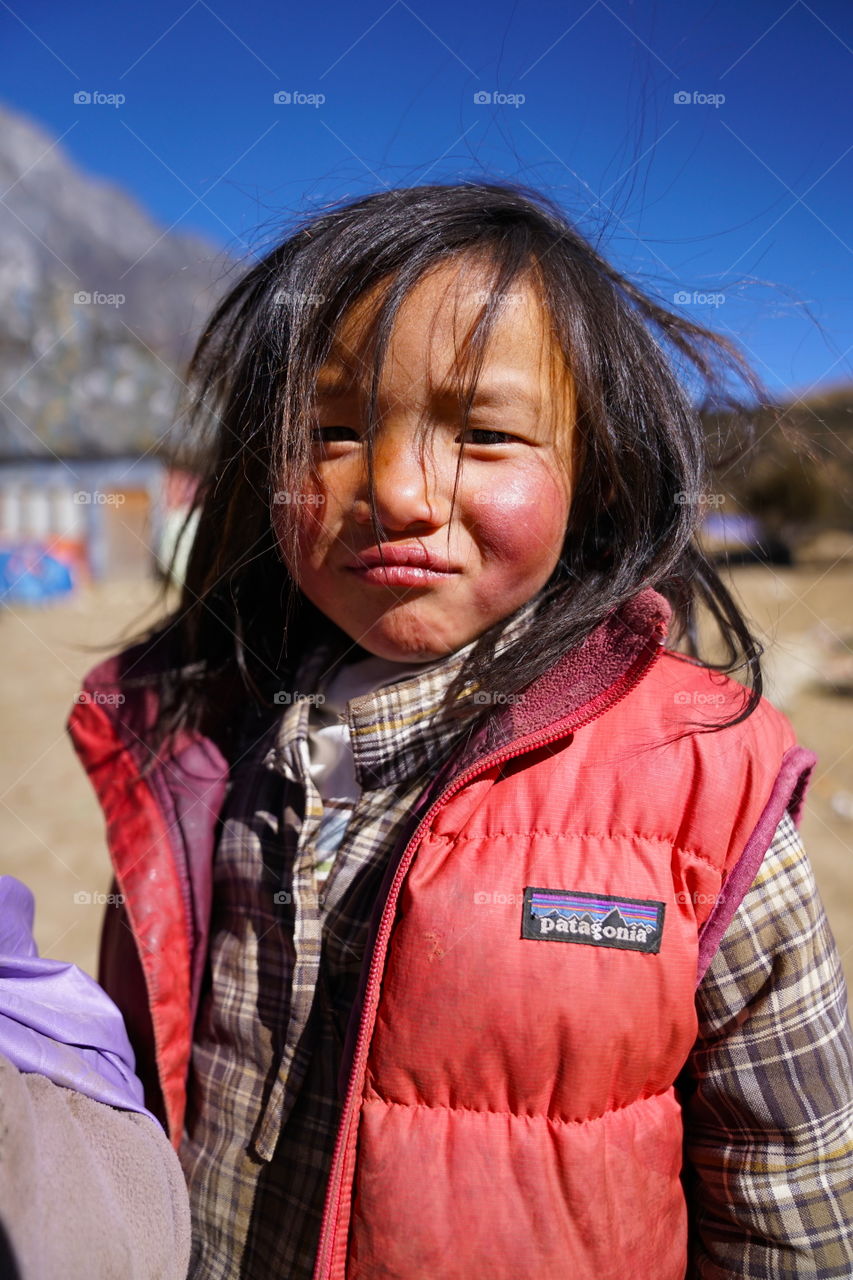 Portrait of Nomadic girl