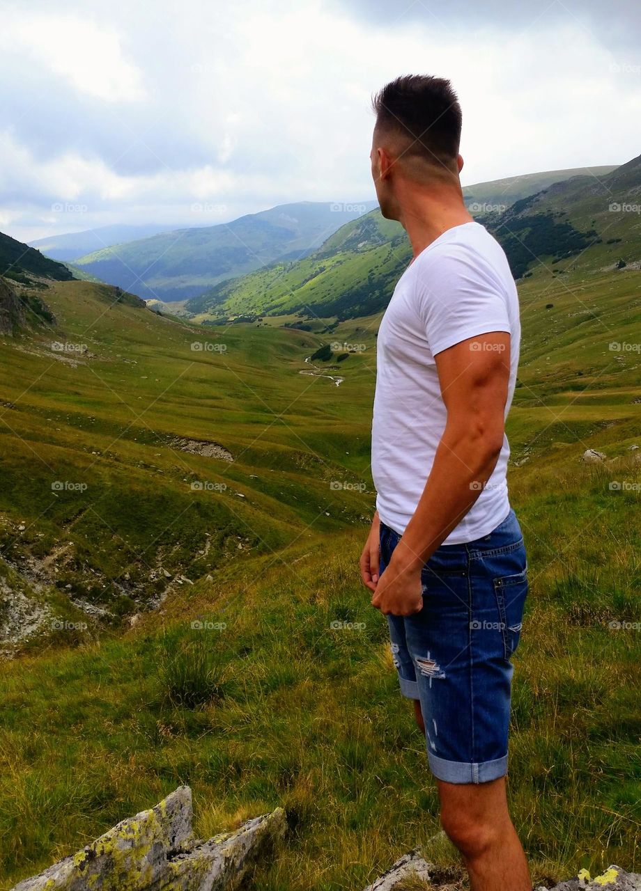 boy's haircut in an amazing place