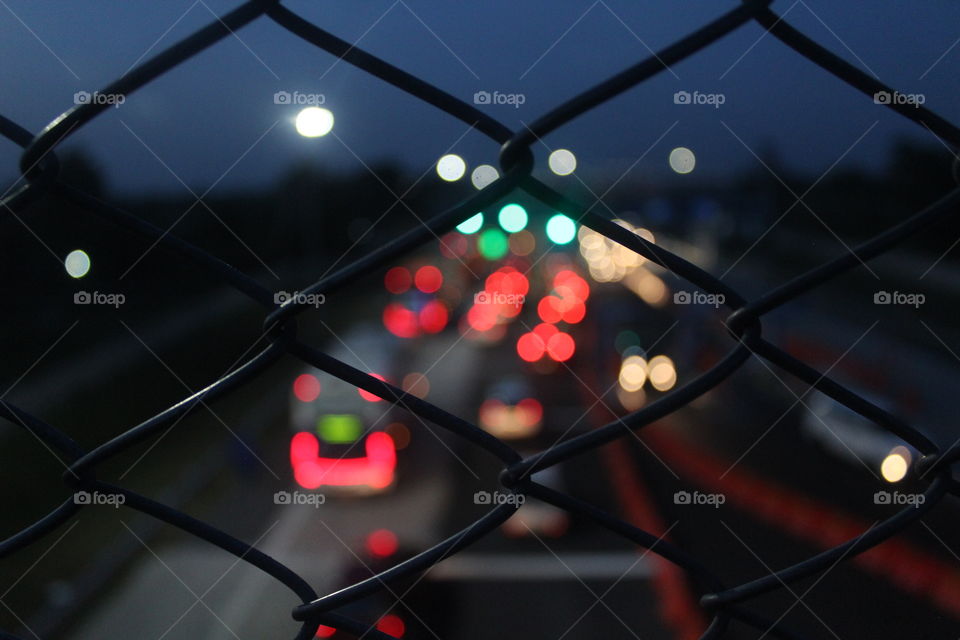 beautiful blurred photo with frame