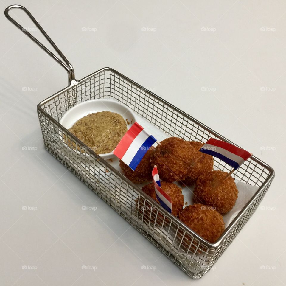 Bitterballen / a typical Dutch snack