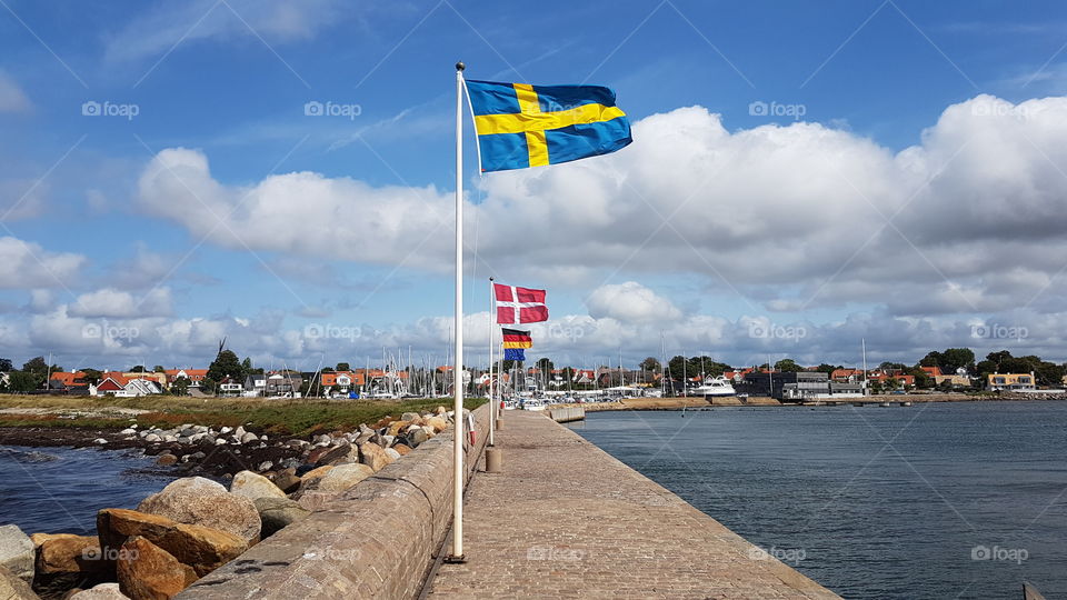 Viken harbour Sweden 