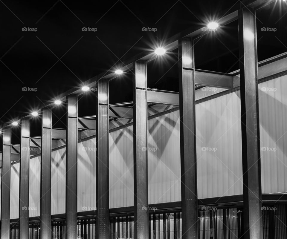 industrial architecture in B&W. Industrial architecture shot in black-and-white and taken in Milwaukee Wisconsin