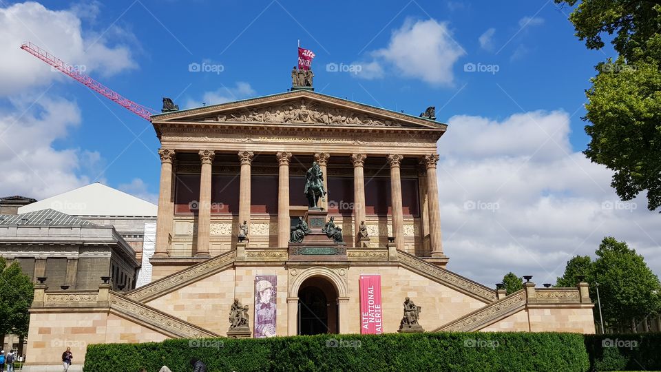 The Alte Nationalgalerie (Old National Gallery) in Berlin, Germany