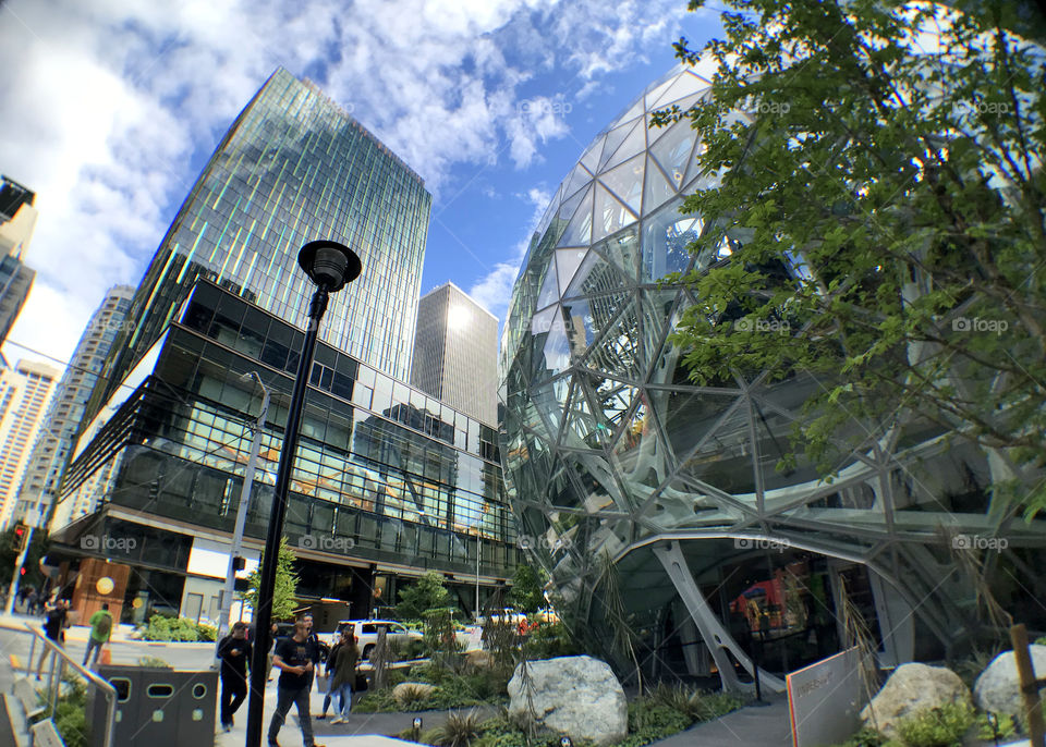 Just small corner where two building stand and facing to each other but the gimmick is not small at all.