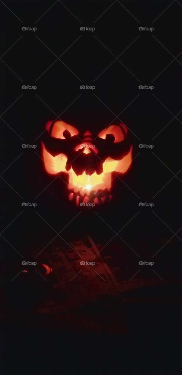 Spooky Jack O' Lantern