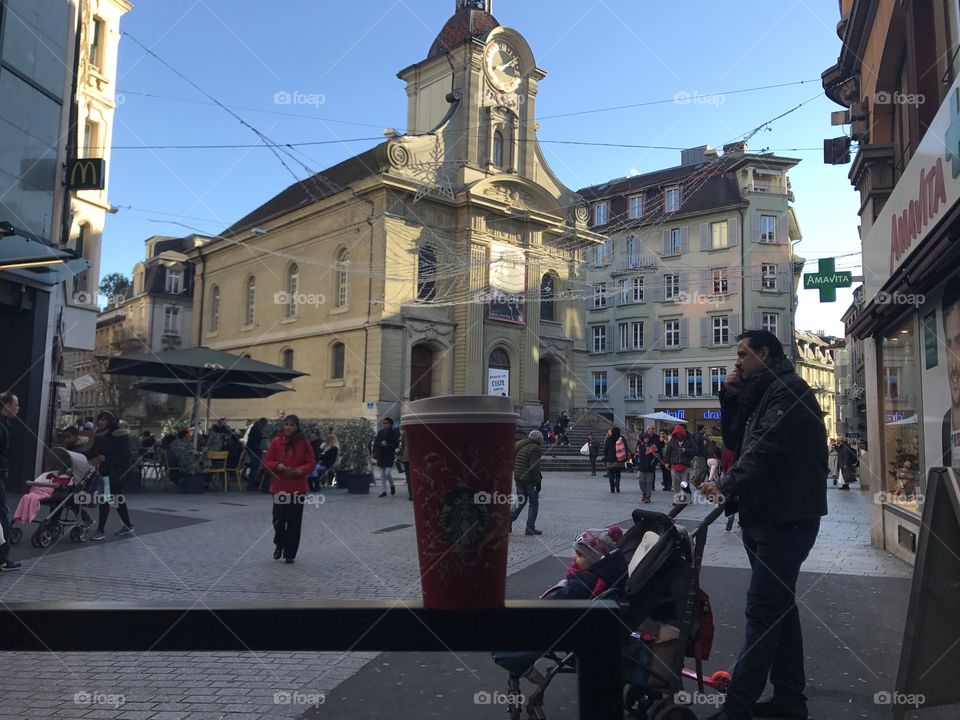 lausanne Switzerland Starbucks cofee