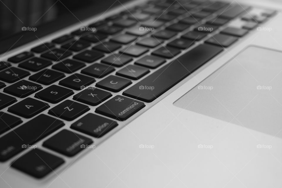 Mac laptop close up, July 2016
