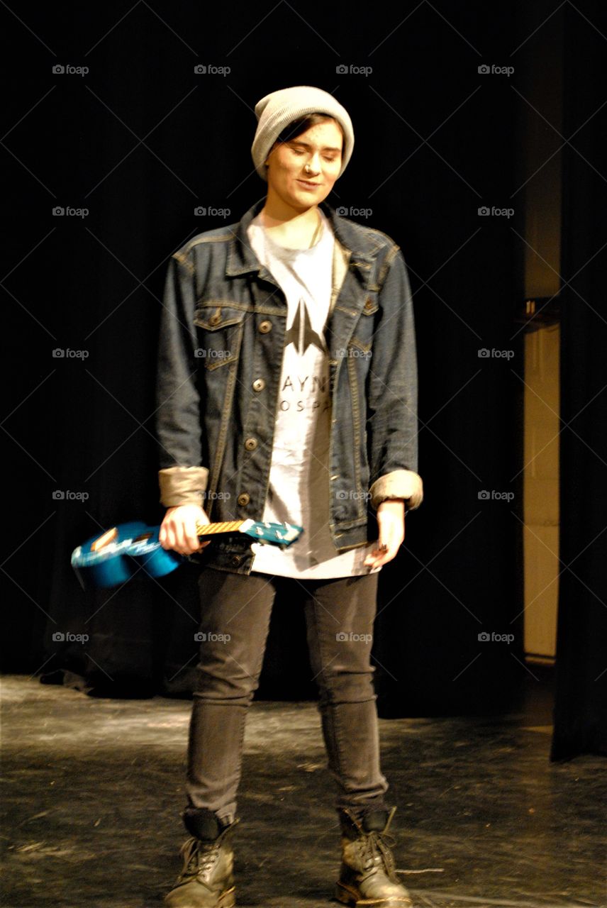 Actor in the production of twelfth night