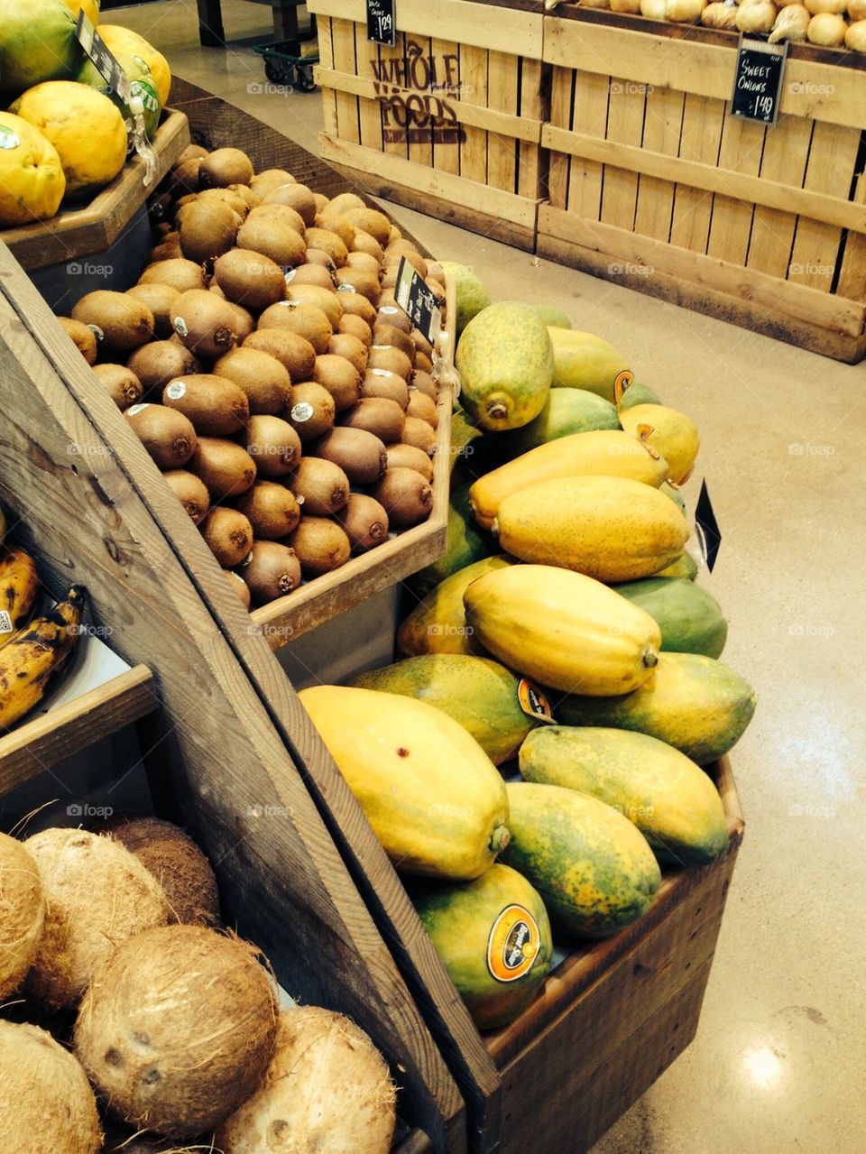 The fruit section