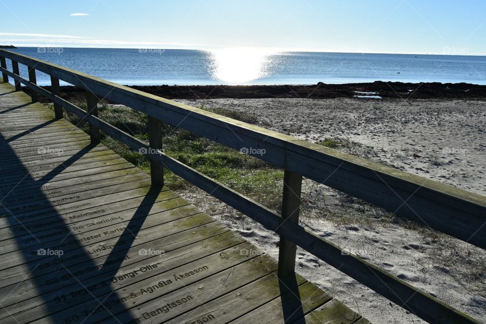 Water, Sea, Bridge, Beach, Landscape