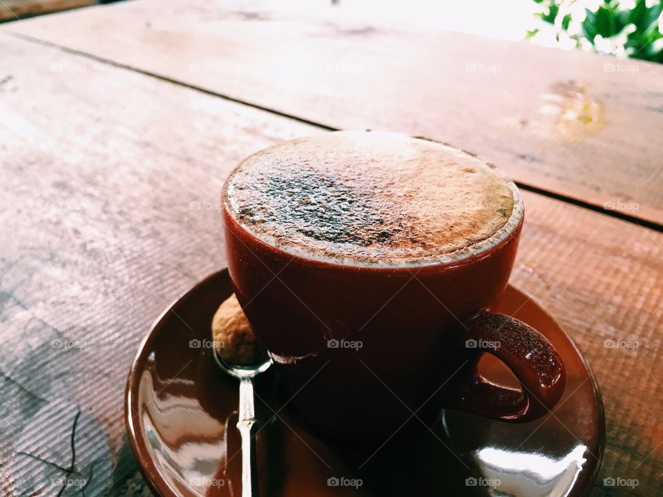 Hot Cappuccino.