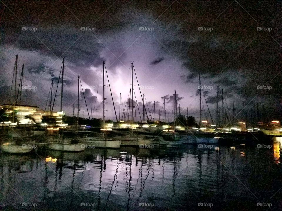 lightning strikes
