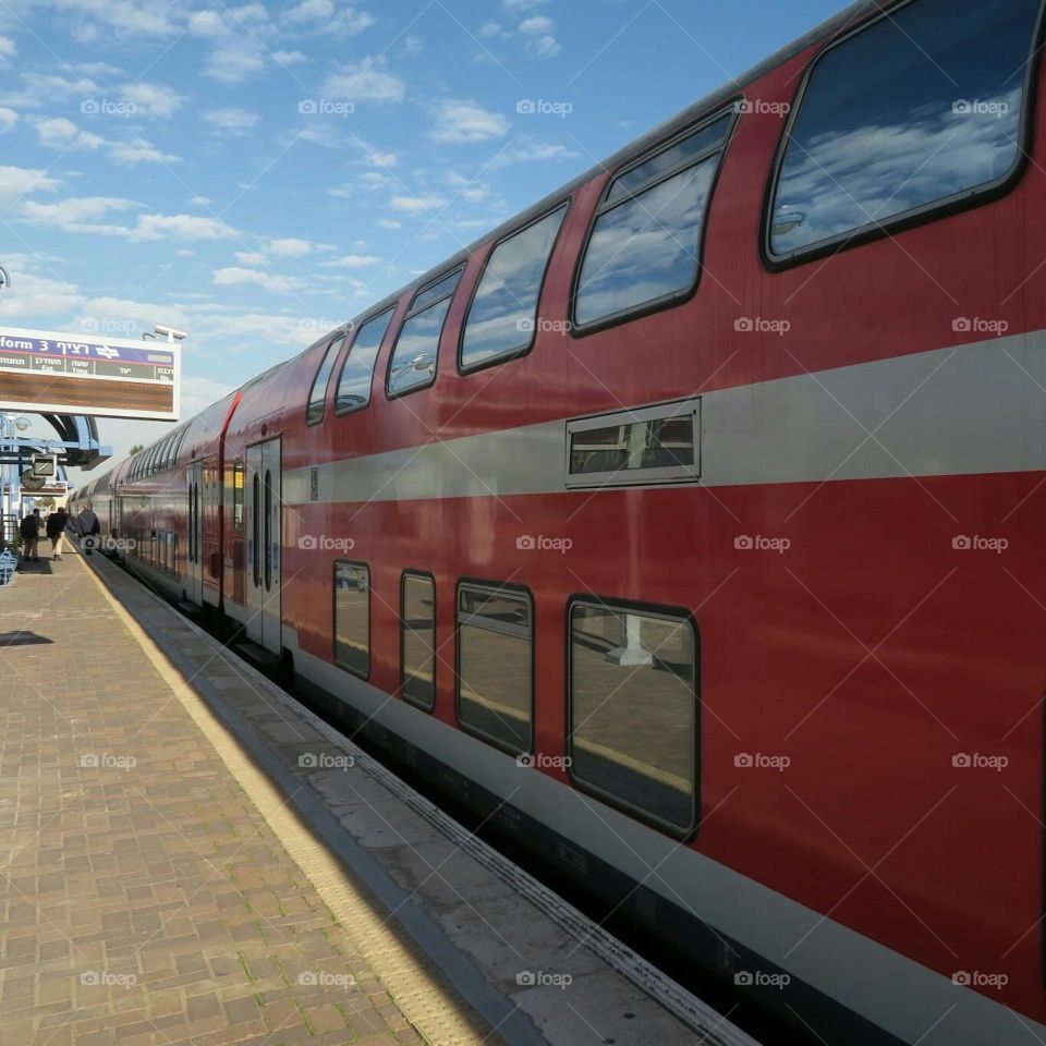 israeli train station