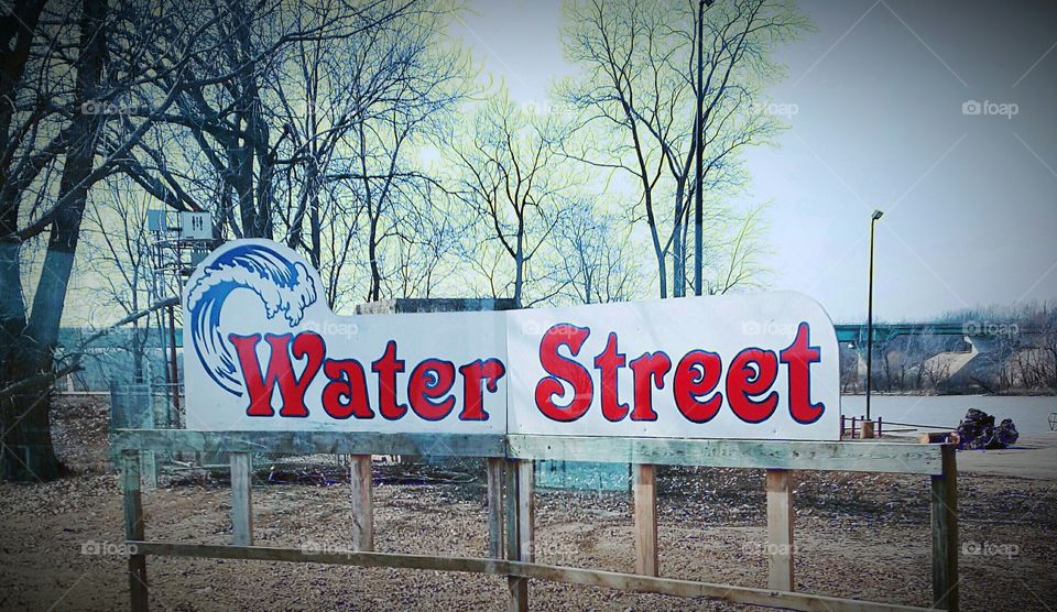 Water Street Sign