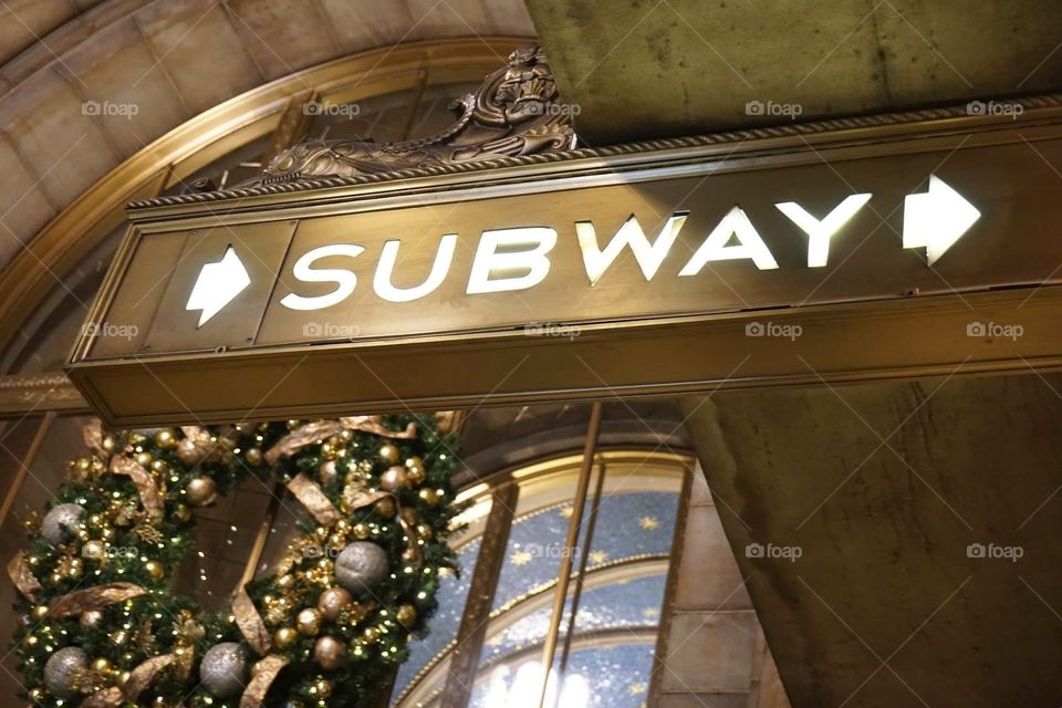 Christmas Subway
