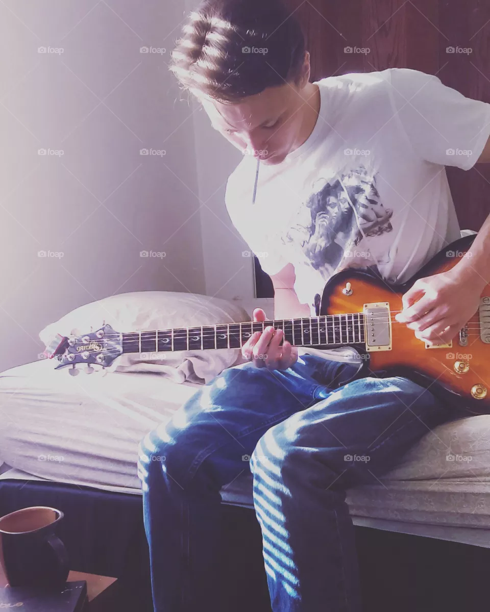 Guitar, Music, Instrument, Musician, People