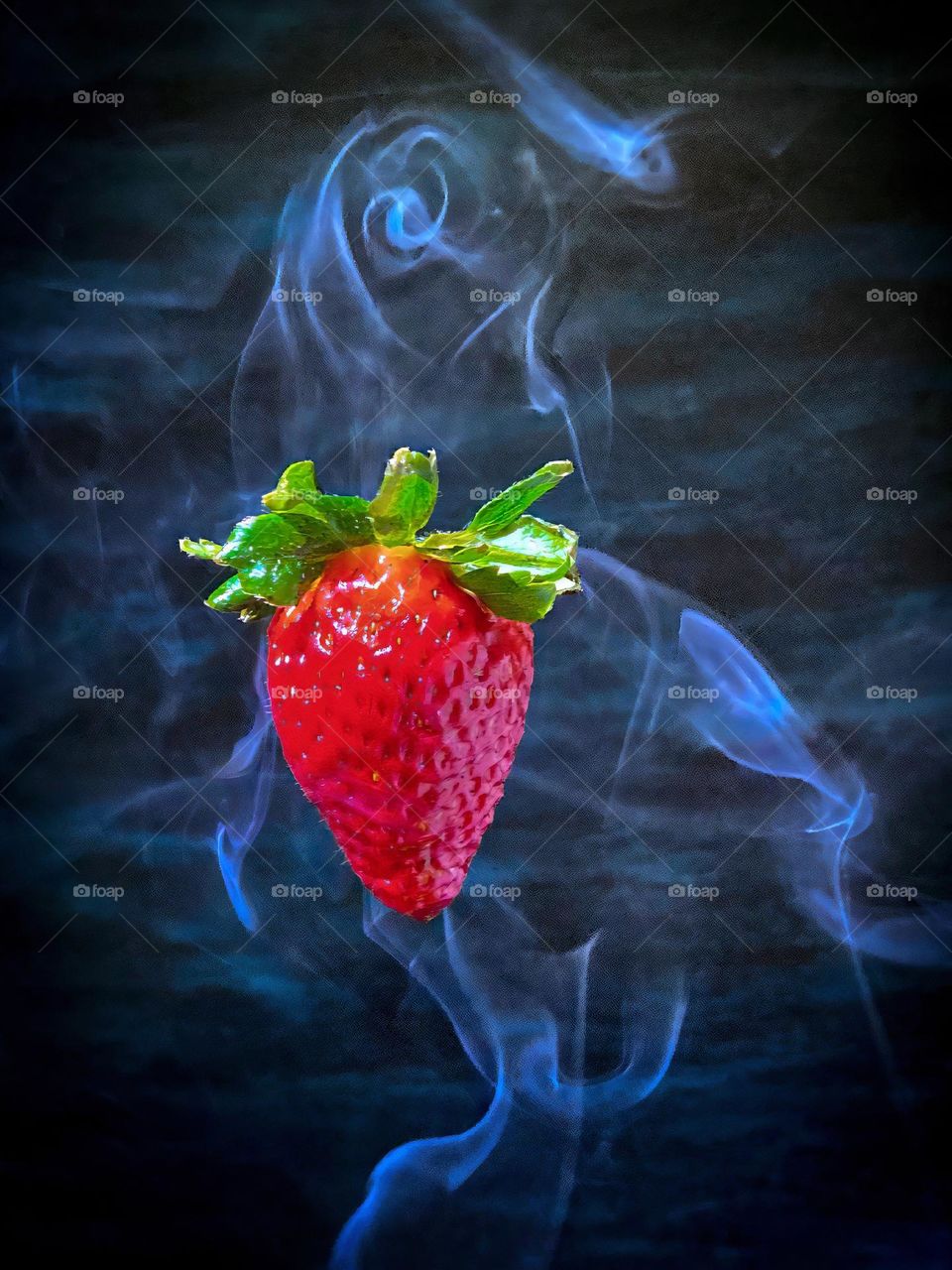 Strawberry floating 