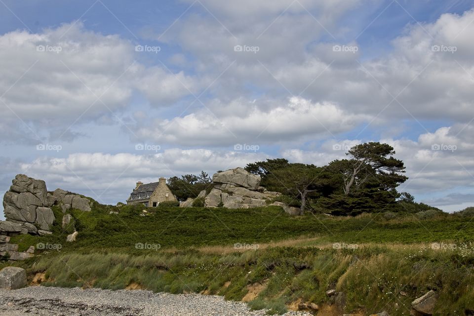 view of the coast of the sea
