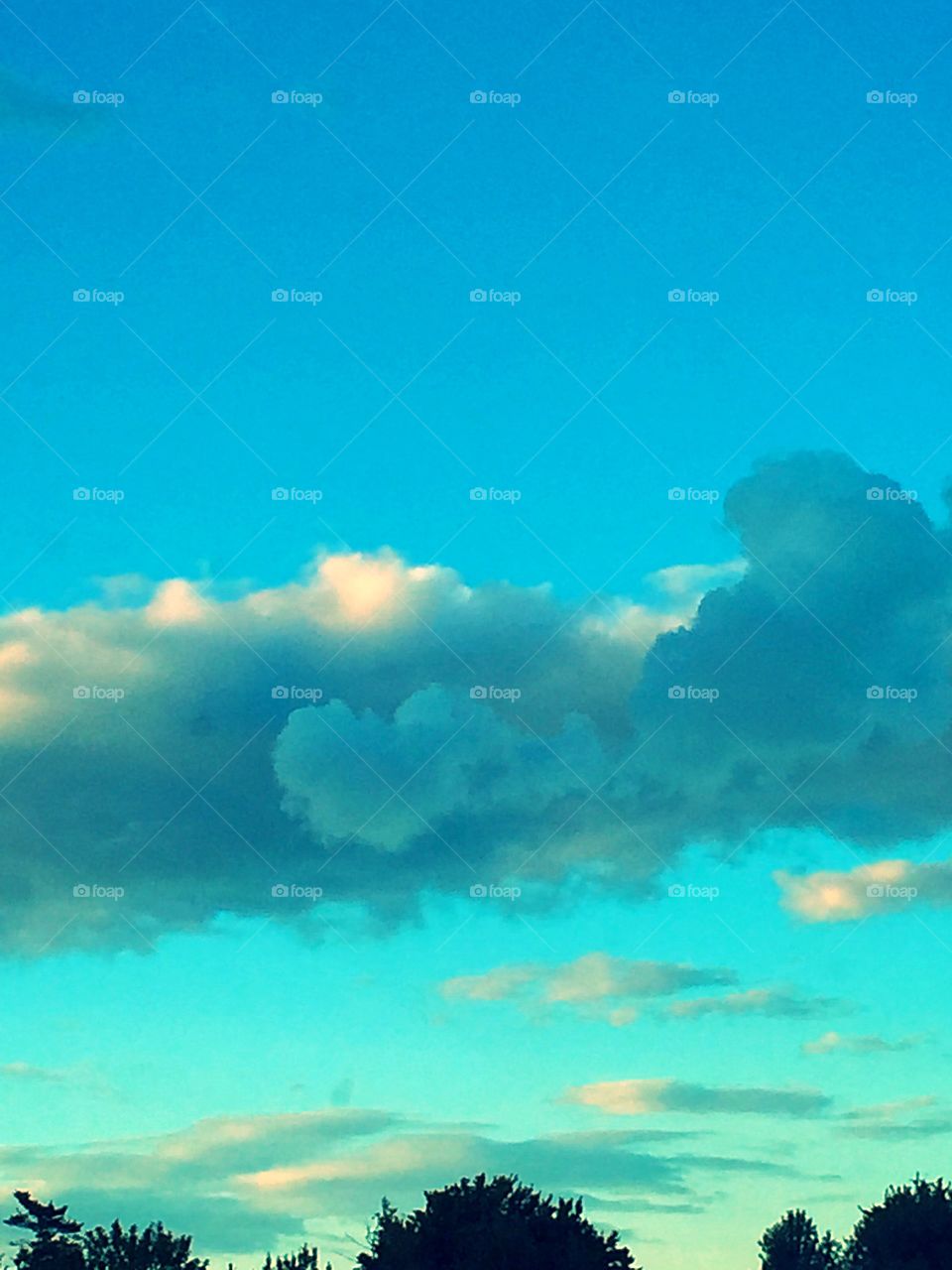 Cloud hearts