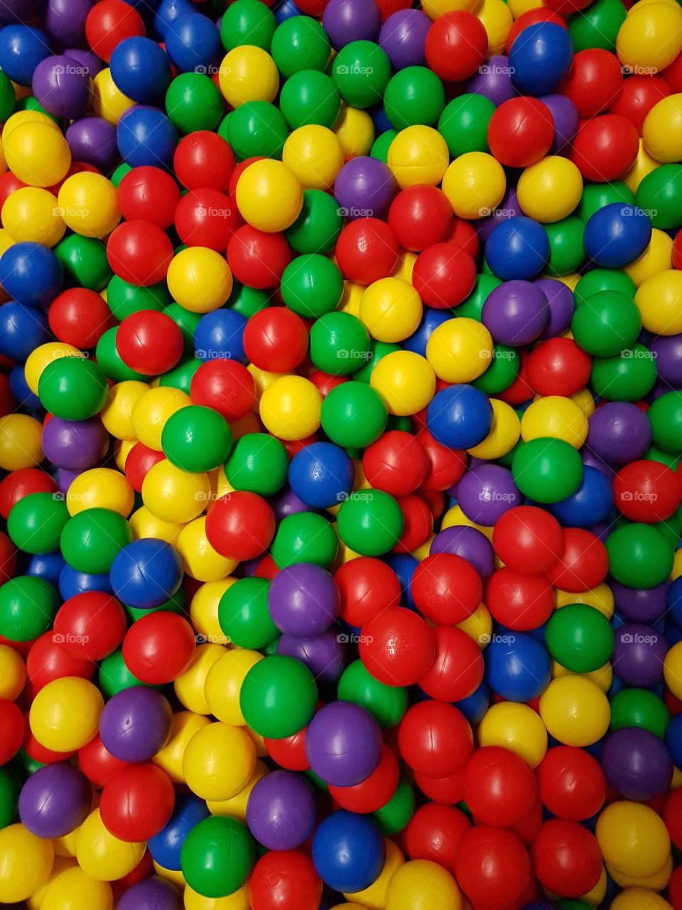Bright colored balls