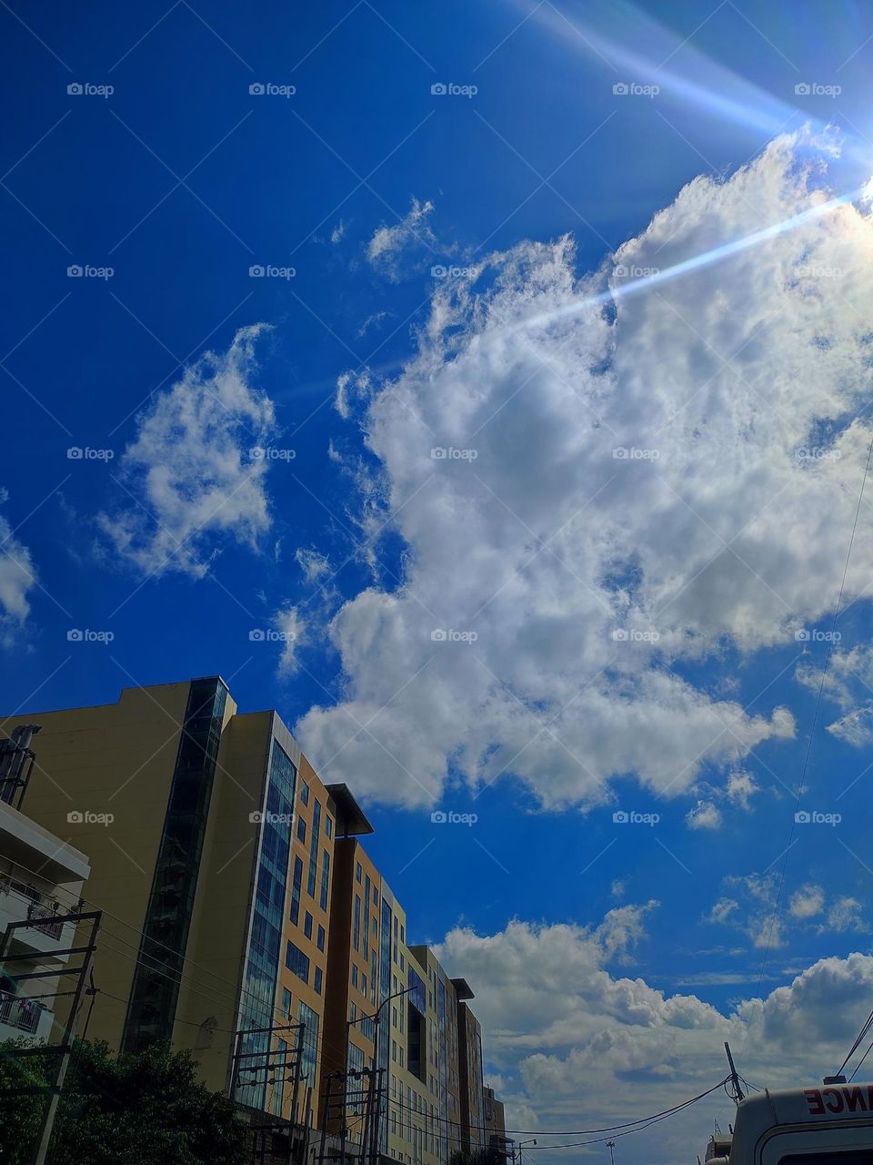 beautiful sky at midday