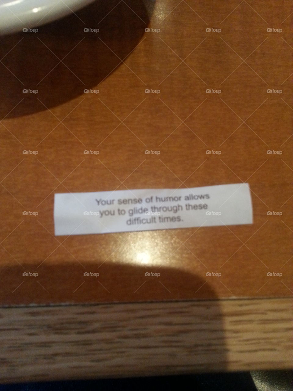 my fortune cookie fortune, very true resturant