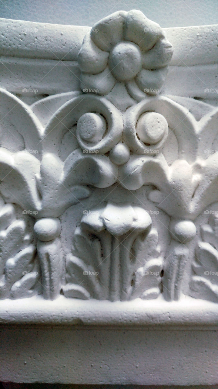 Polystyrene decoration