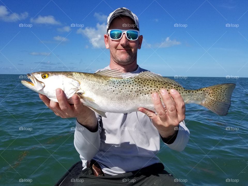 A nice speckled trout
