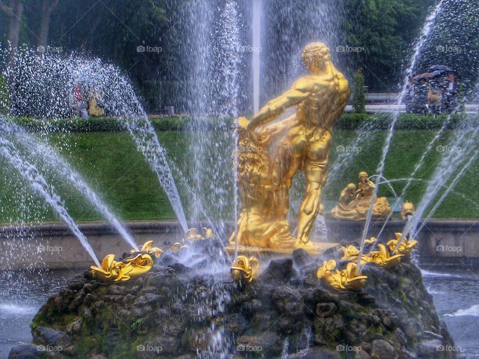Peterhof Palace Fountain