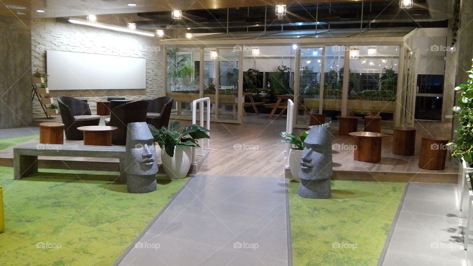 Interior decoration.