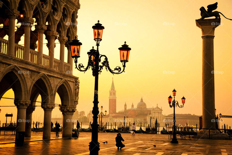 italy sunset art church by Sheldonsteere