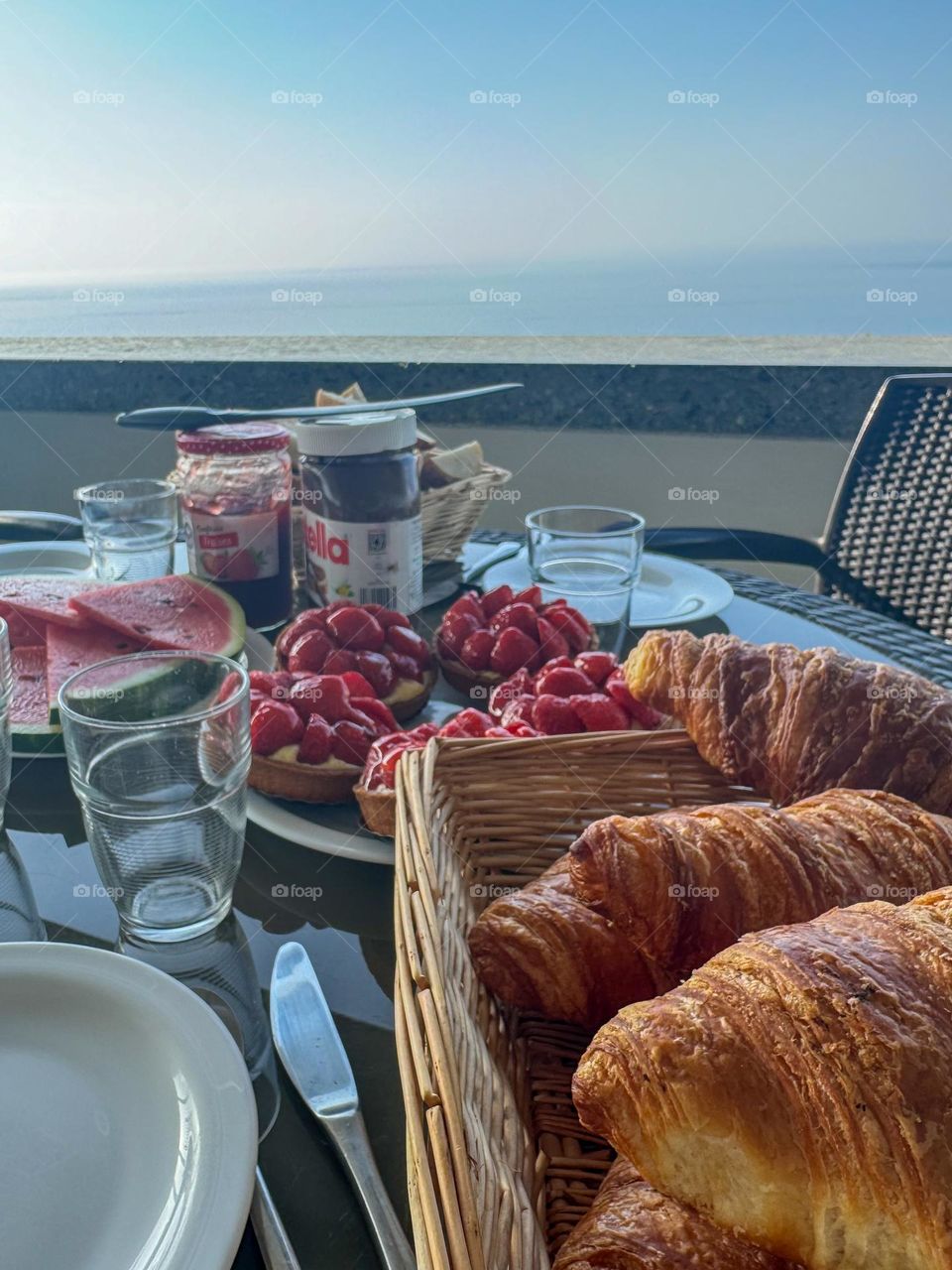 Breakfast with view 