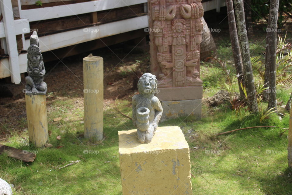 Ancient Mayan sculpture