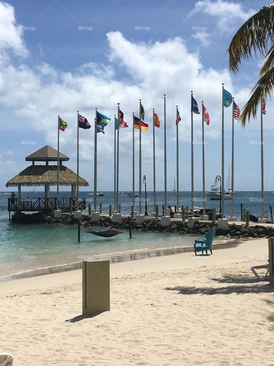 Pier in st Lucia 