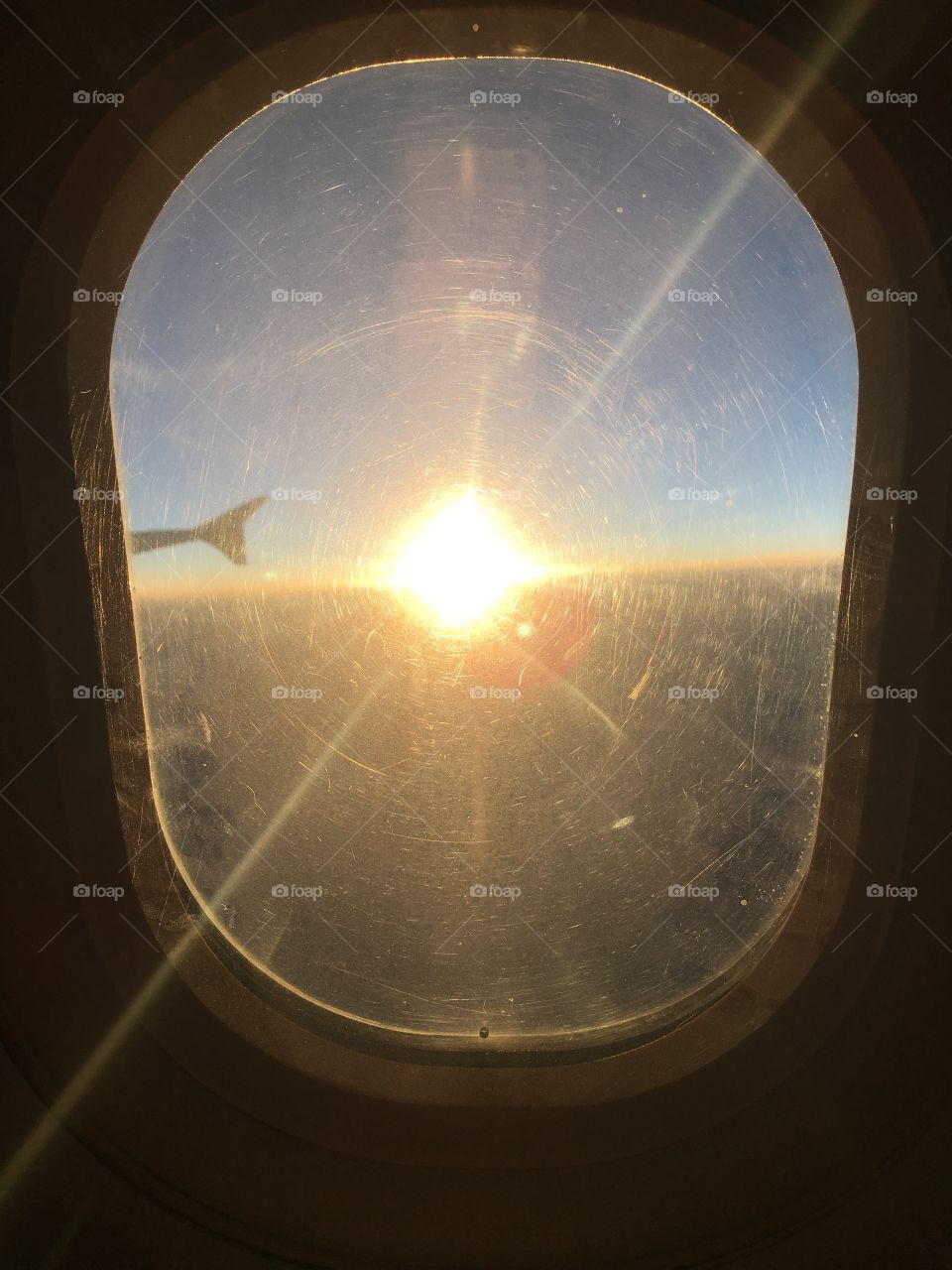 Through the planes window 