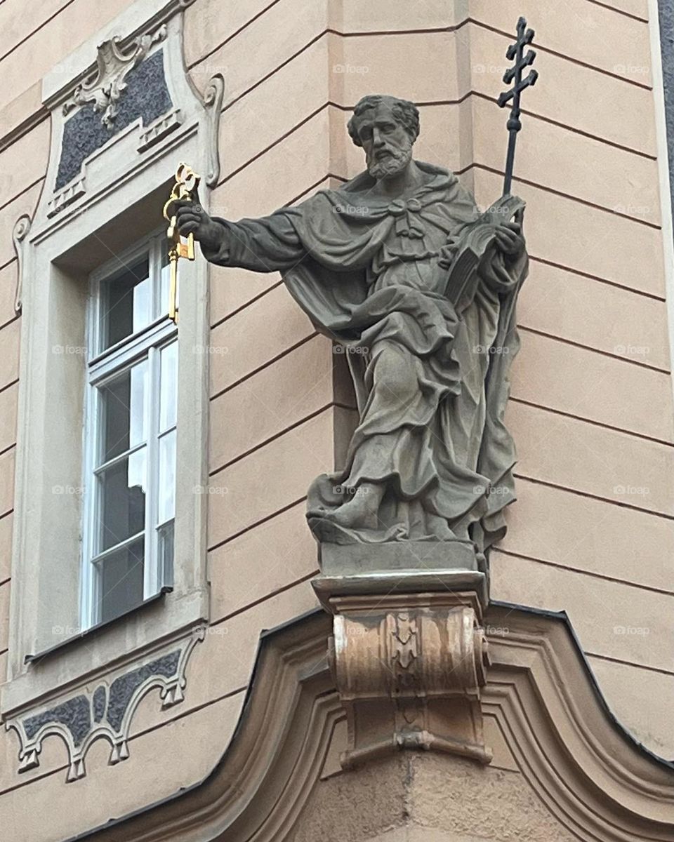 Prague, Czech Republic, Czechia, Buildings, Architecture, Statues, Art, Priest