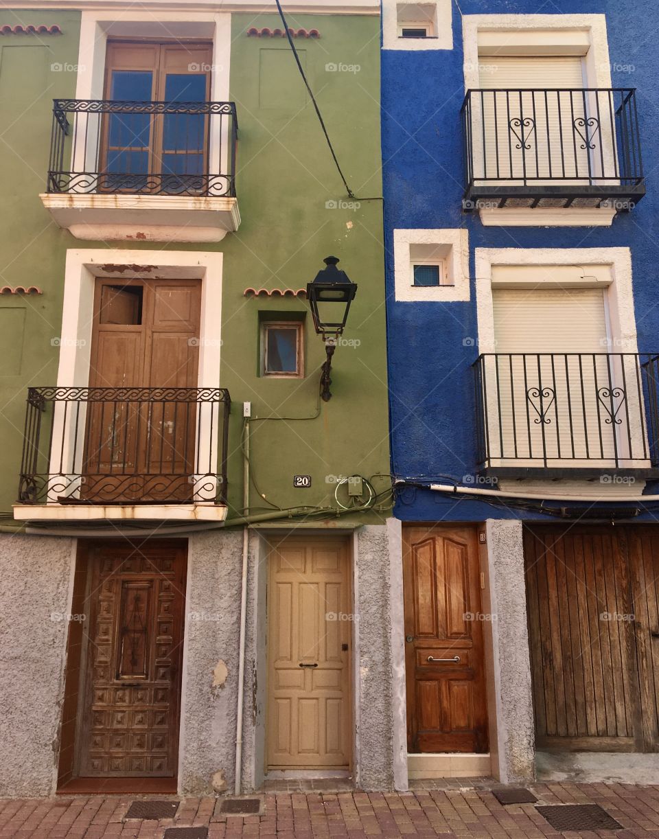 Fisherman houses in South Spain 