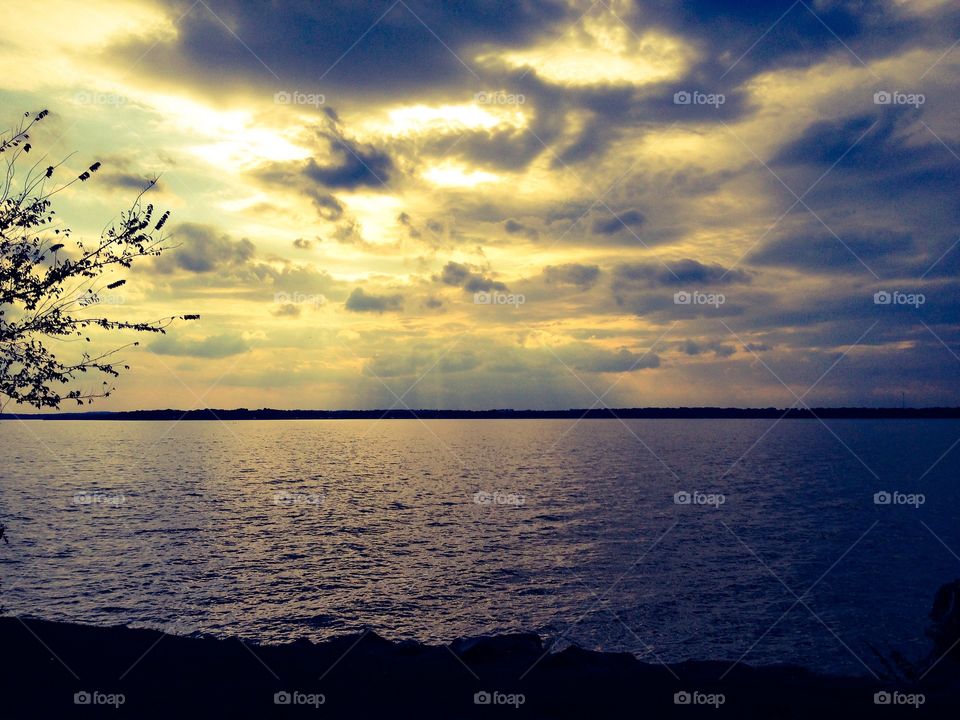 Lake sunset. Lake sunset
