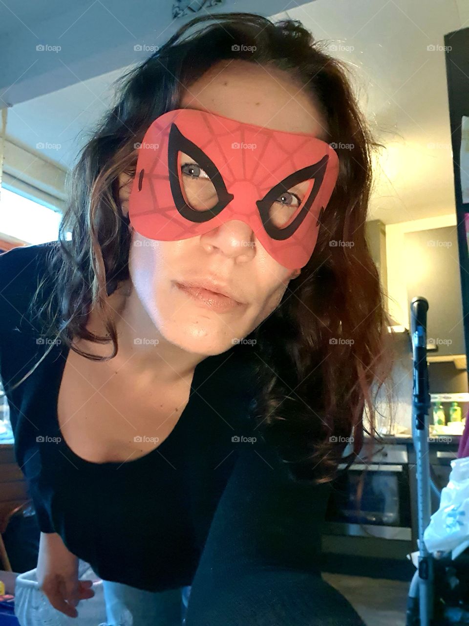 spiderman eye mask. Halloween