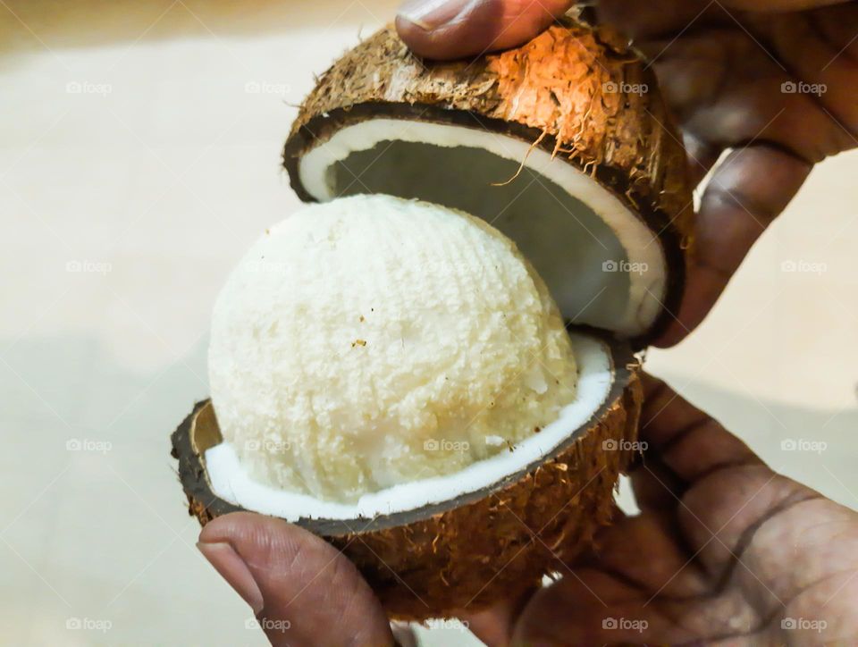 Sprouted coconut