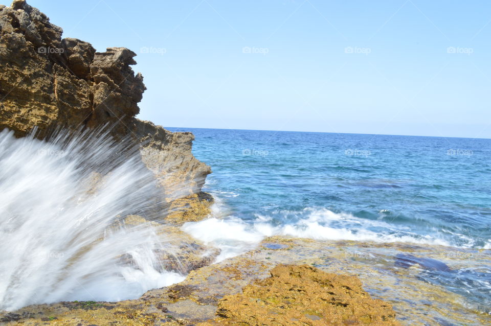 Mediterranean sea. after diving