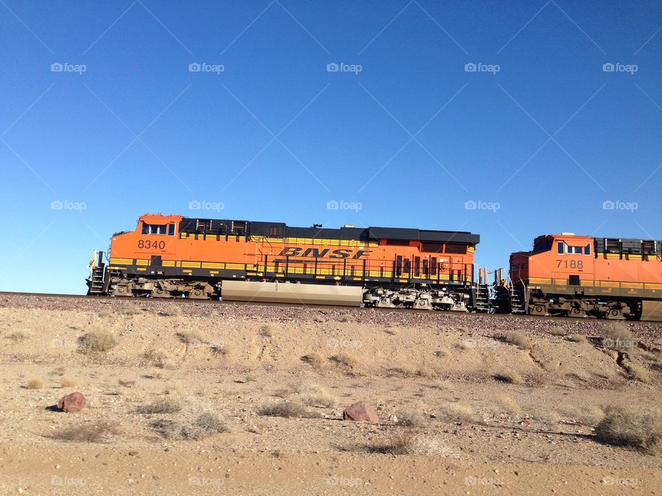 Cool train . Cool train Between desert and abulie Sky 