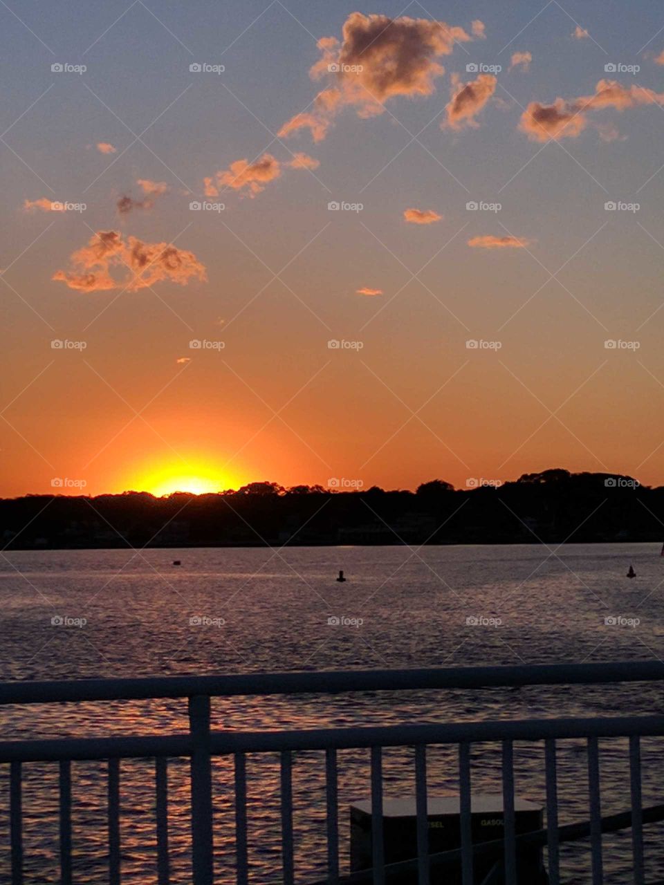 sunset at belmar NJ