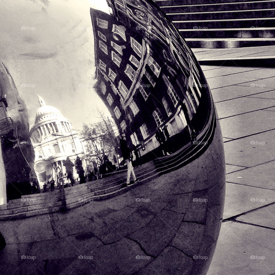 london reflection iphone st pauls by lateproject