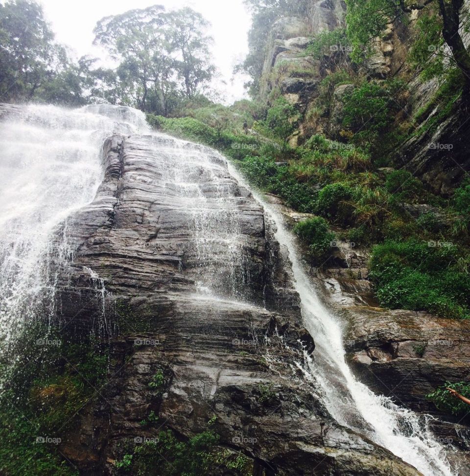 srilankan waterfall